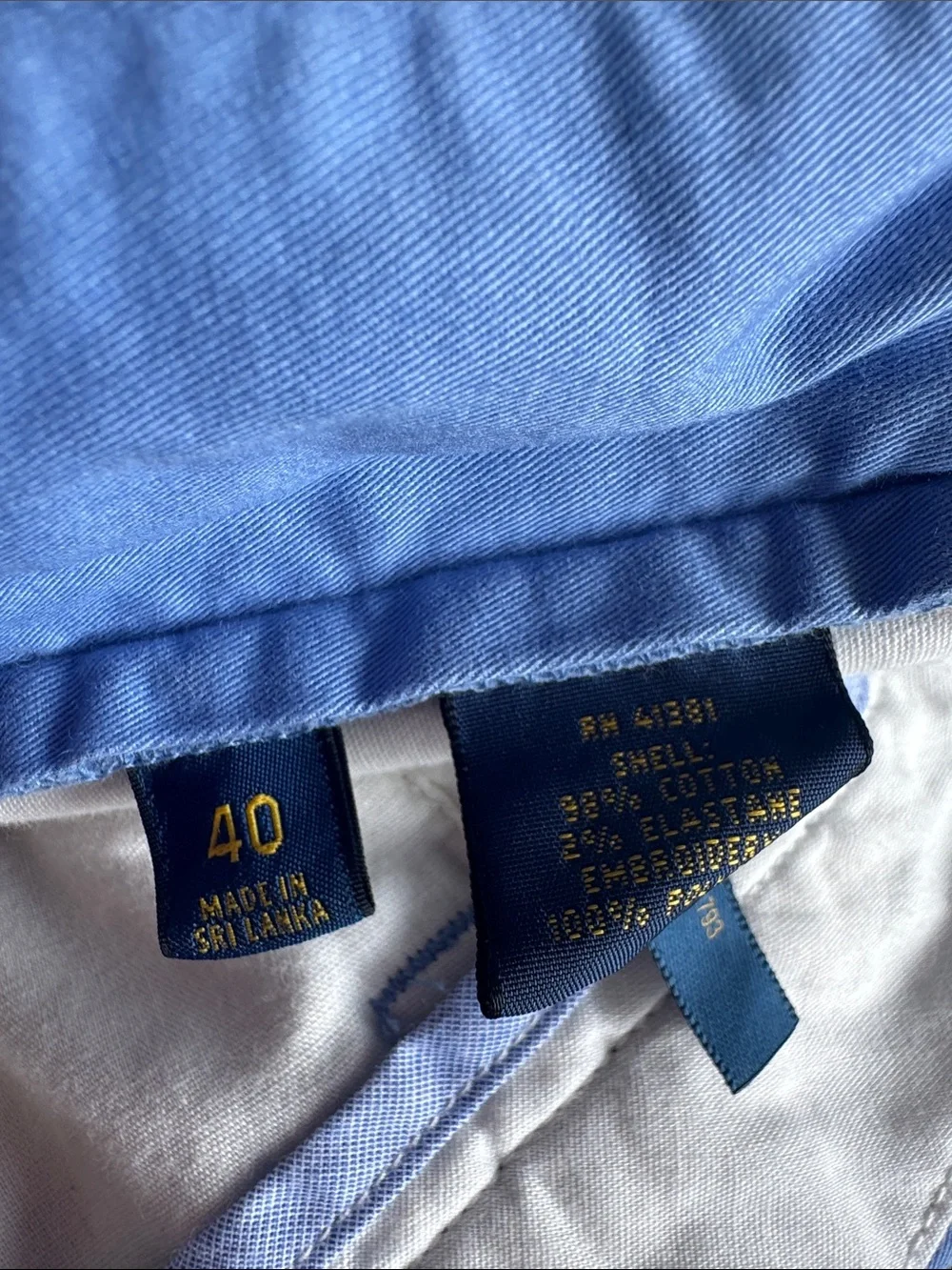 Polo by Ralph Lauren Light Blue Embroidered Fish Shorts